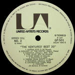 The Ventures / Best 20 (LP)