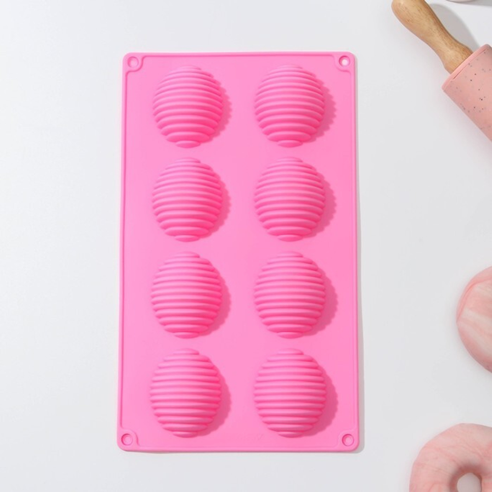 Форма силиконовая "Улей 8в1" 28×17 см