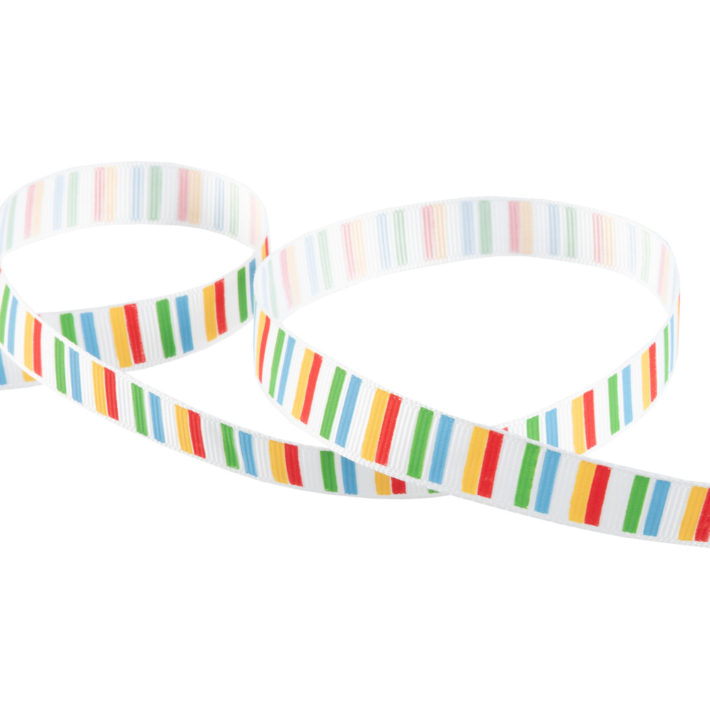 "Gamma" репсовая лента с рис., GRC-12 12 мм, цвет 001/L20