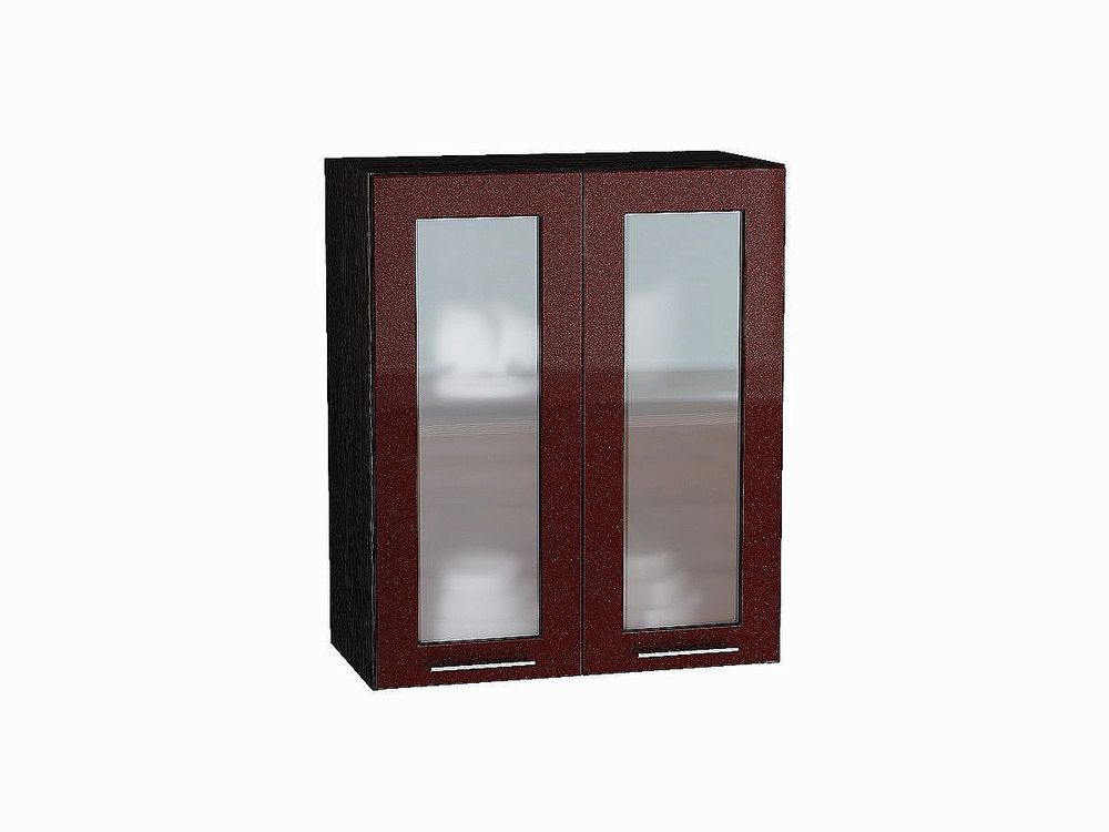 Шкаф верхний с 2-мя остекленными дверцами Валерия-М