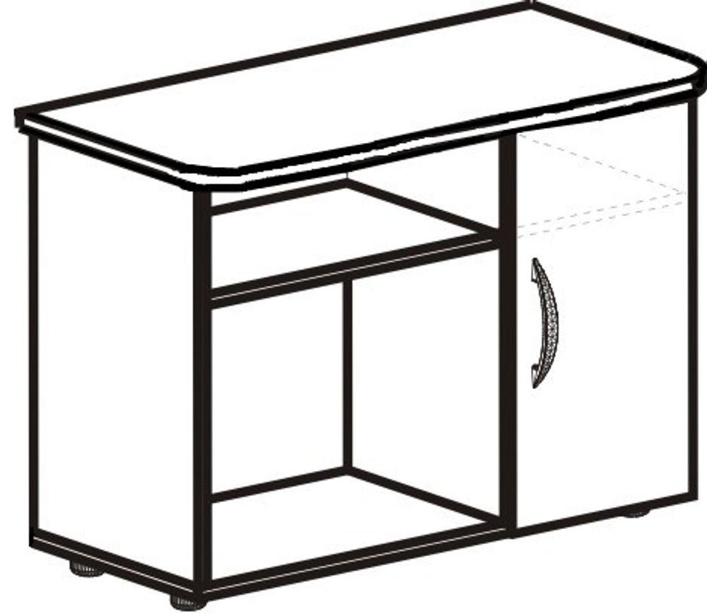 Тумба с дверкой "Лидер 82.06"