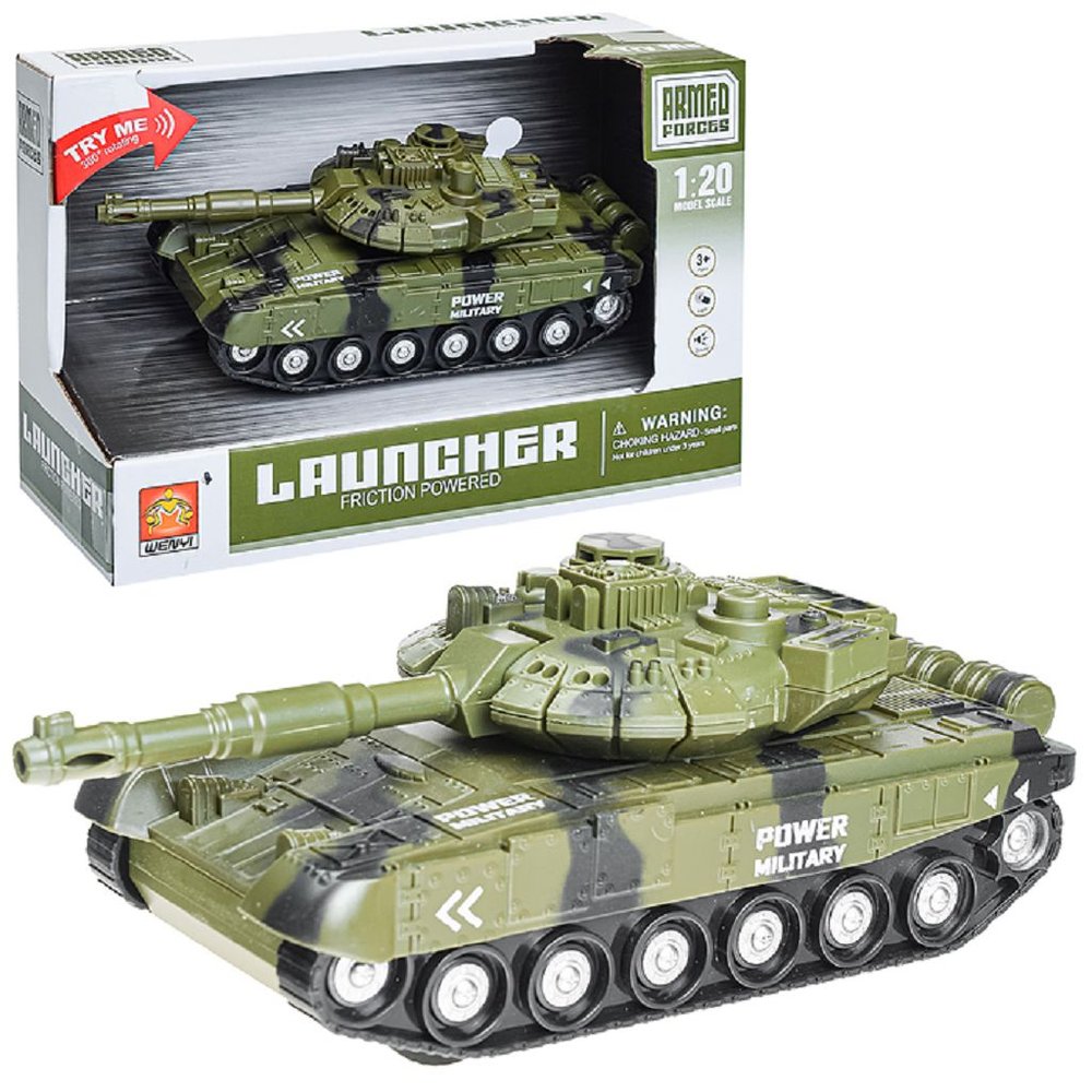 Игрушка Танк 20см на батарейках