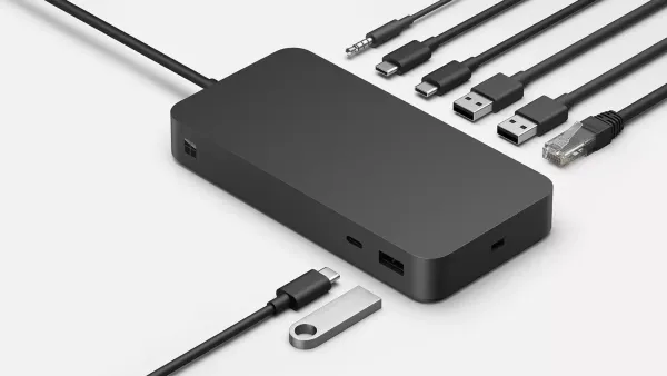 Новая док-станция за 300 баксов: Microsoft представила Surface Thunderbolt 4 Dock