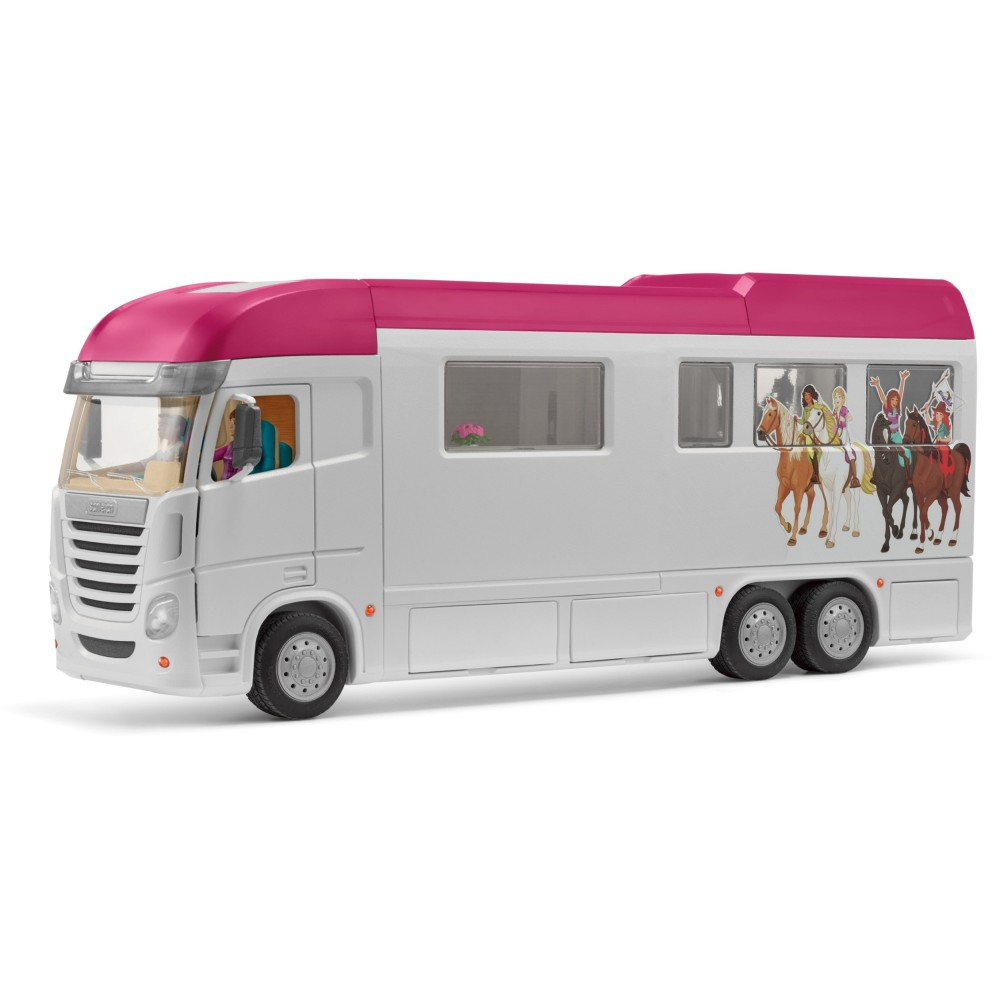Schleich Horse Club - Автомобиль для транспортировки лошадей + аксессуары 42619