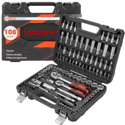 Набор инструментов 108 пр. 1/4''3/8''(6гр.)(4-22мм) FORCEKRAFT FK-41082-5DS-м
