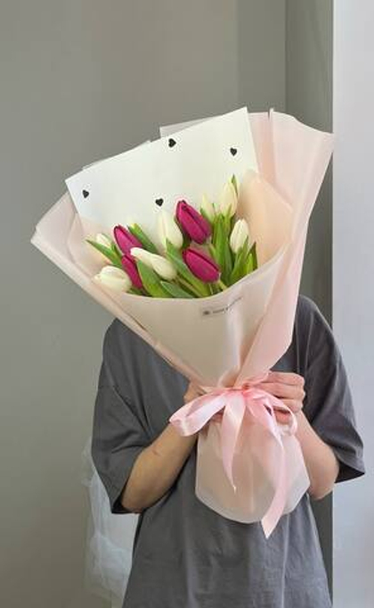 Букет из тюльпанов