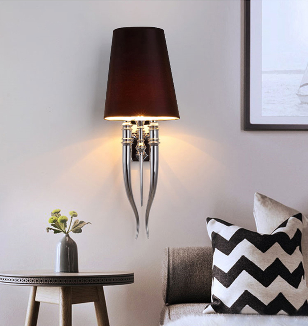 Wall design lamp  Brunilde by Ipe Cavalli H92 (Black)