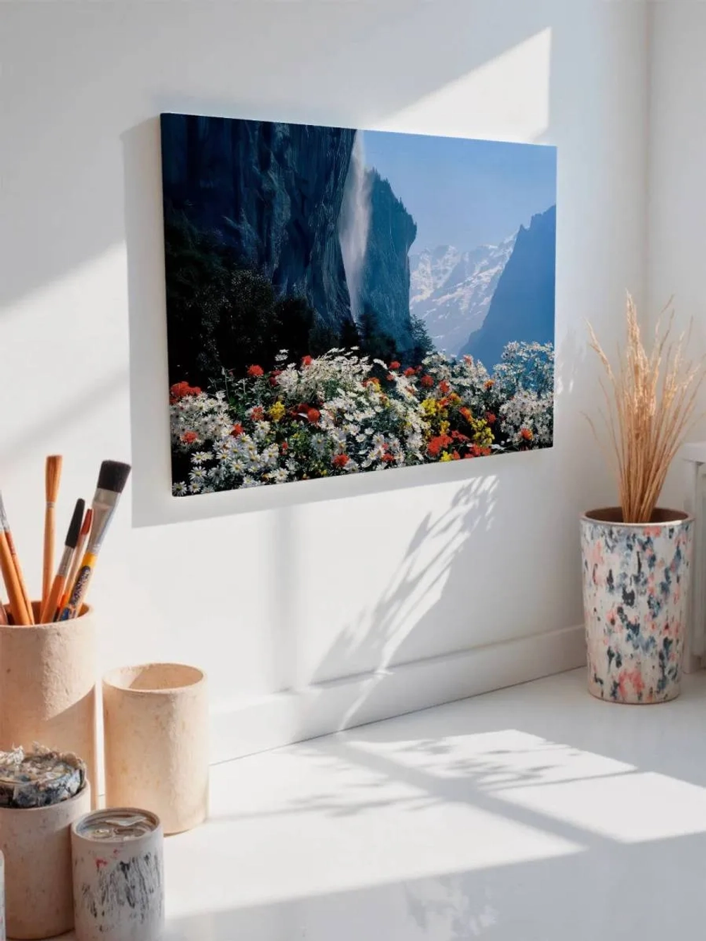 Картина на стену 40 X 50 Горные цветы