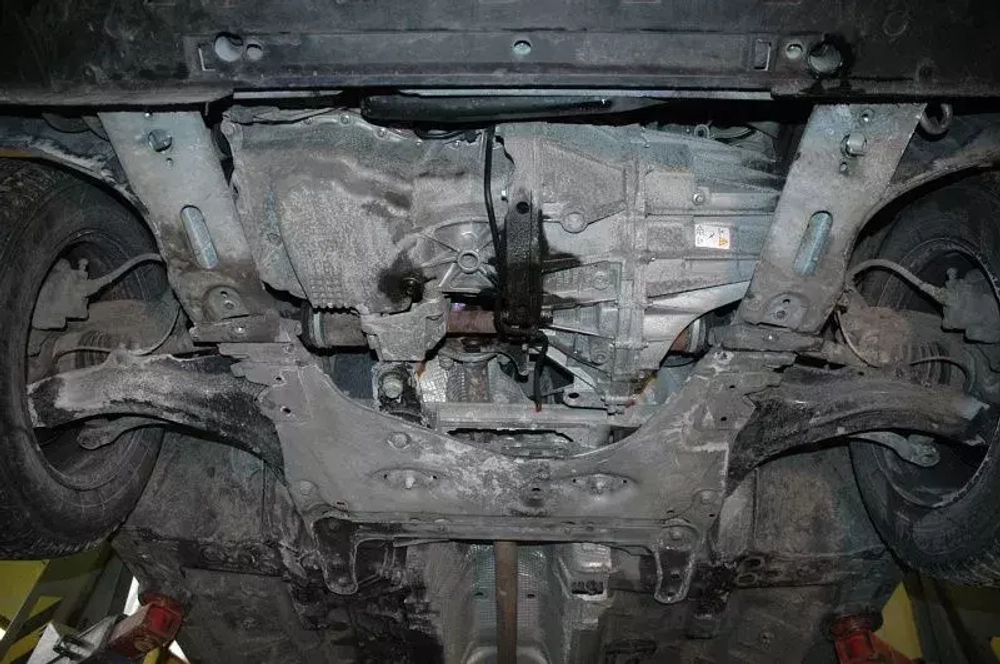 Защита картера и КПП Sheriff для Renault Megane II 2003-2009 арт.18.1735