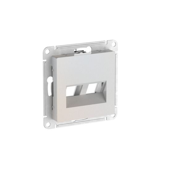 Накладка двойная AtlasDesign для информационных функций типа Keystone жемчуж. SE ATN000490