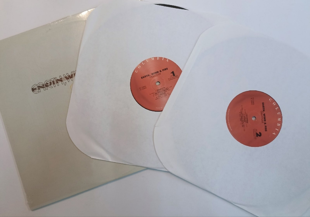 Винтажная виниловая пластинка Earth, Wind & Fire Gratitude 2LP (US 1975)