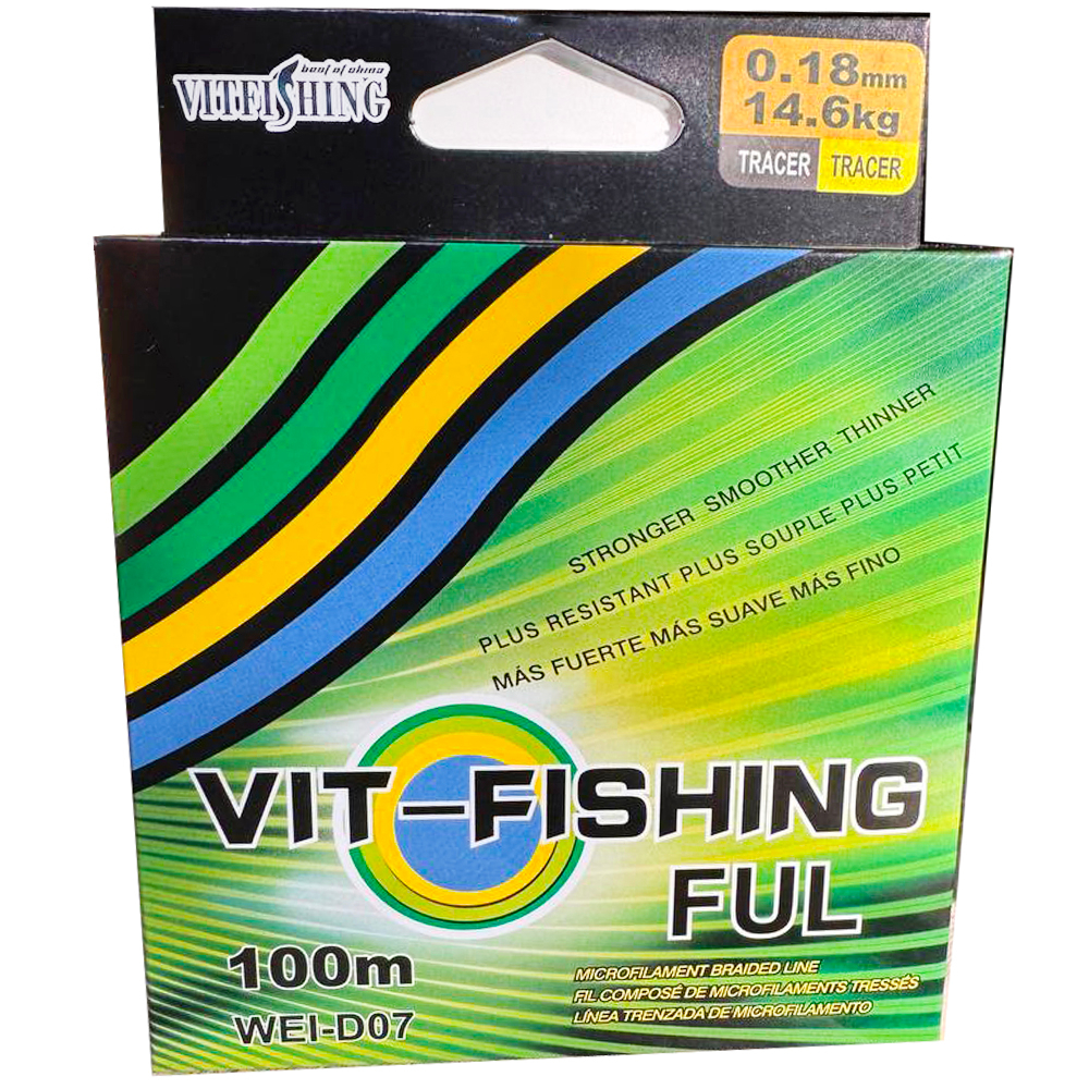 Шнур плетеный для рыбалки Vitfishing (честные 100 мет) 0.50