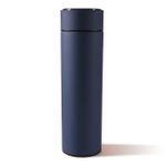 Термос MARK LED soft touch Тёмно-синий