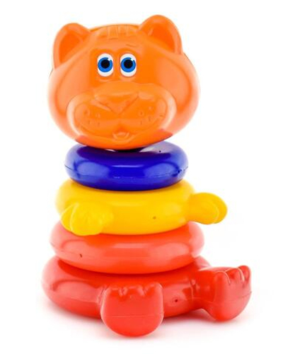 Пирамидка "Котофей" 4 кольца (Пластмастер)