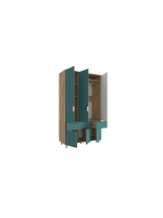 Шкаф распашной 120х50х210 с ящиками Birmingham 7