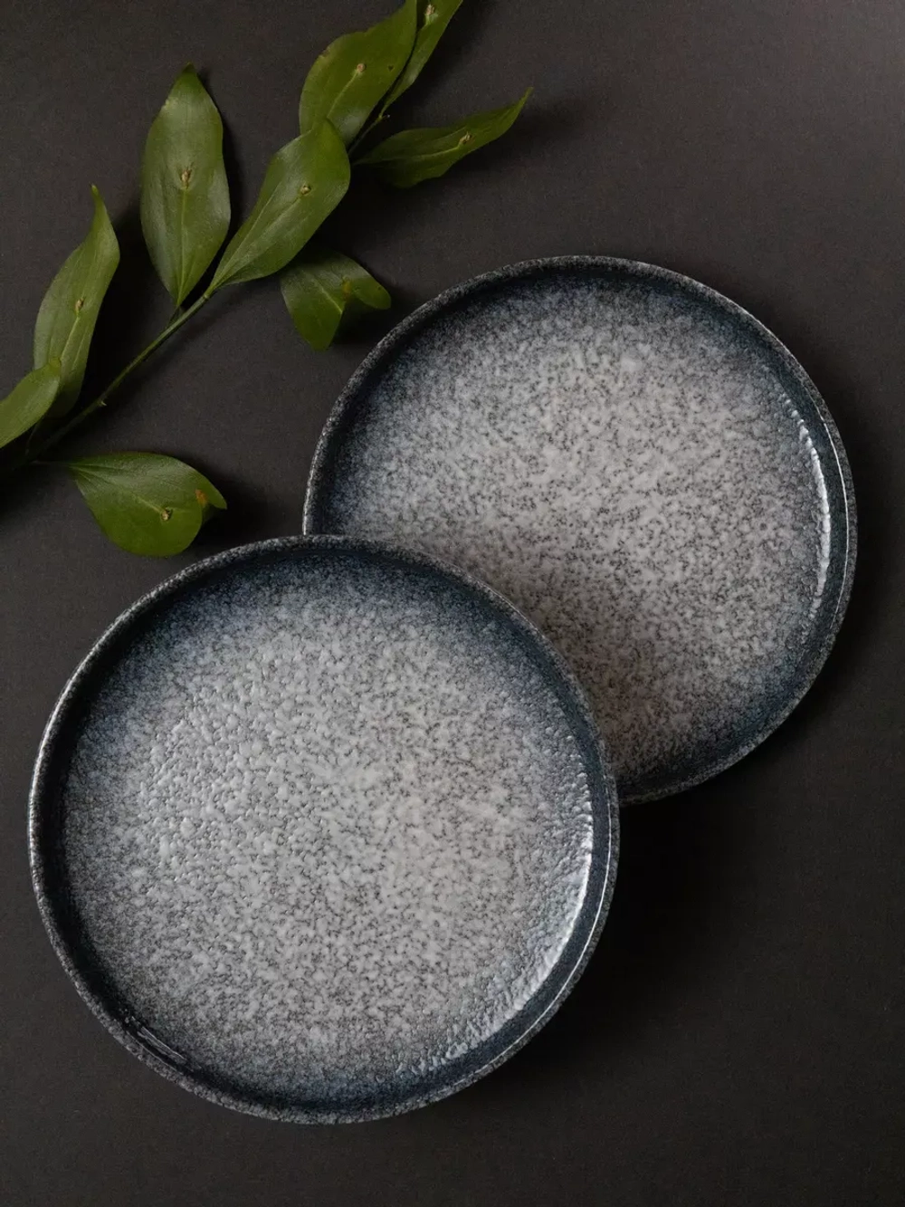 Тарелка с бортами, 25 см, Синий песок