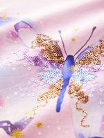 Футболка для девочки Next AM0-630, 3 шт., Мятный, Розовый, Синий