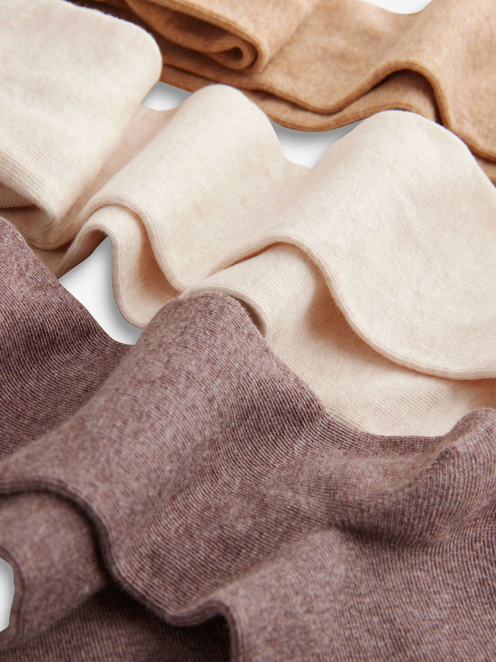 Колготки хлопковые для девочки Next 967-142, 3 шт., Коричневый, Молочный, Бежевый