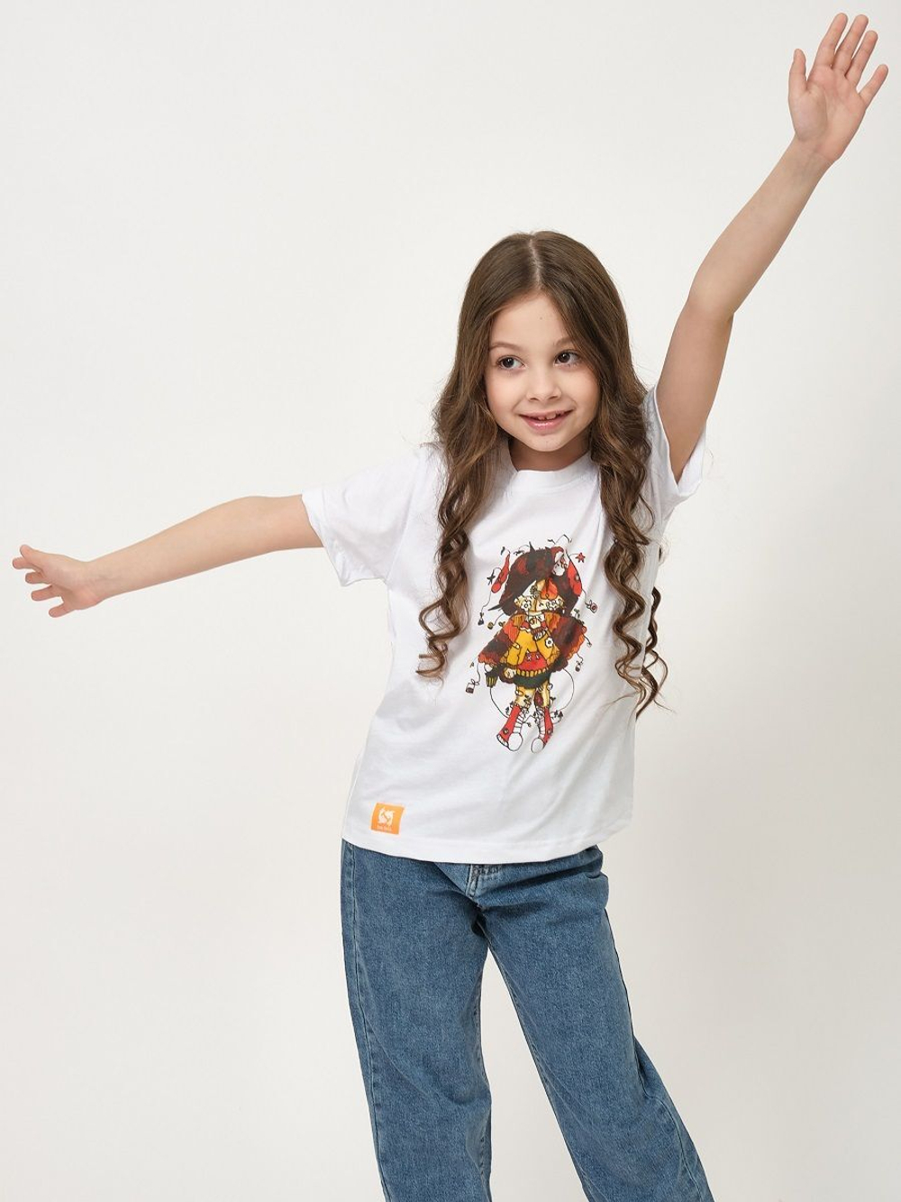 Детская футболка с принтом Venus (Размер: 152-158) (Цвет: белый)