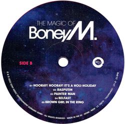 BONEY M. The Magic of Boney M. (Magenta & Blue Transparent) (2 LP). БОНИ М - Лучшее