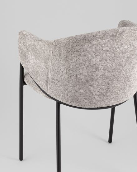 Стул обеденный Sheep шенилл серый