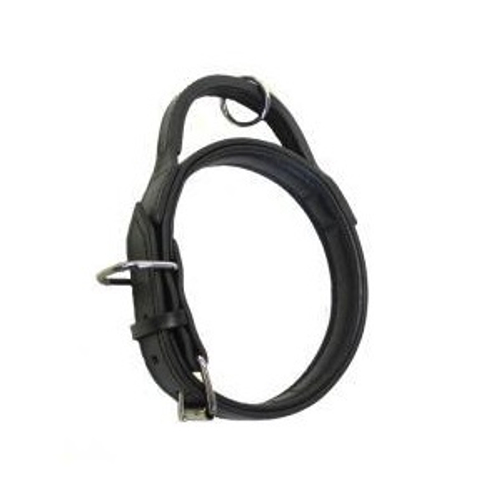 Ошейник кожаный с ручкой "Комфорт" DaiviBel