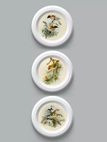 Картины на стену интерьерная на холсте 3 шт 17.5 см