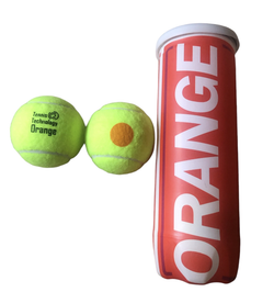 Мячи в банке 3 штуки для пляжного тенниса Tennis Technology Drange Orange