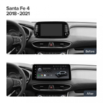 Переходная рамка магнитолы HYUNDAI SANTA FE 4 2018-2021 12,3 дюймов