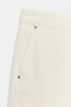 ZARA ДЖИНСЫ Z1975 CHINO СВОБОДНОГО КРОЯ, ЖЕЛТОВАТО-БЕЛЫЙ