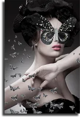 Постер "Девушка в маске"