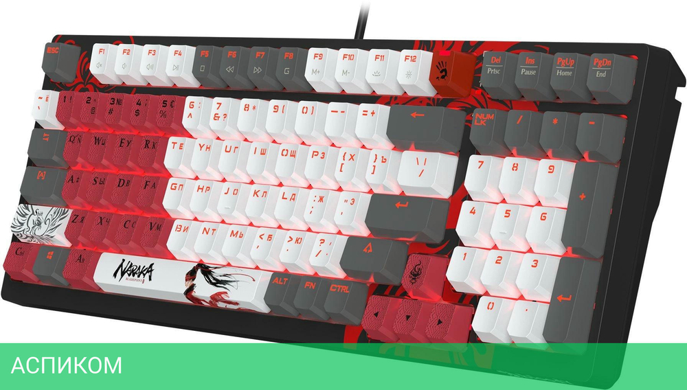 Клавиатура A4Tech Bloody S98 Naraka BLMS Red Plus Switch