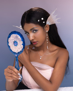 Flower Knows Moonlight Mermaid Hand Mirror - Blue