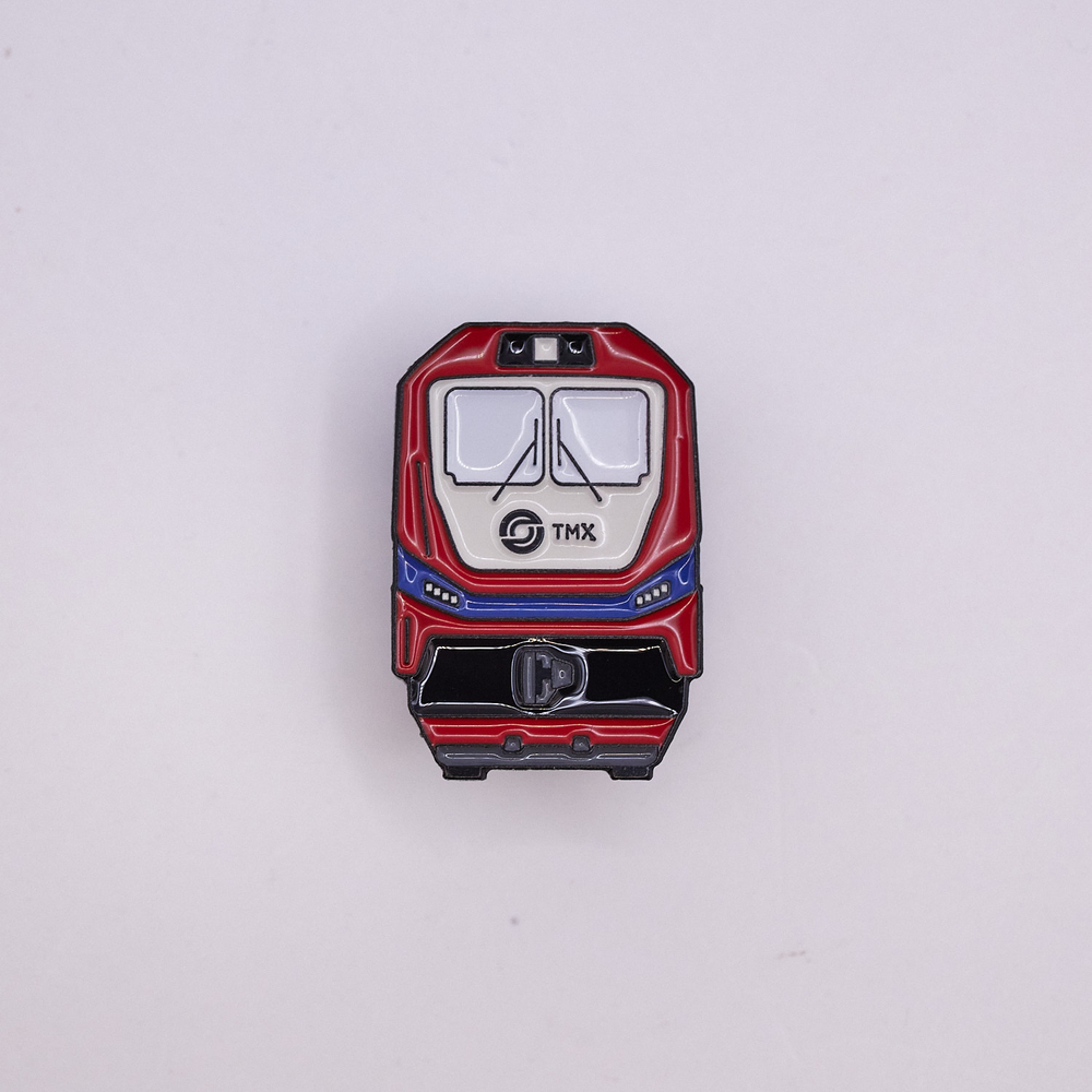 Значок тепловоз ТЭ26 сине-красный