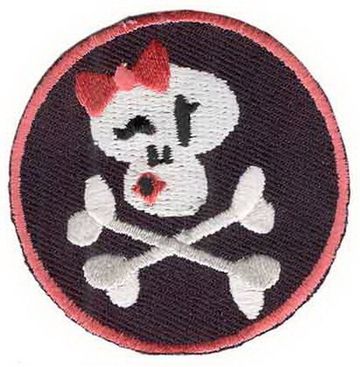 Нашивка Поцелуй черепушки