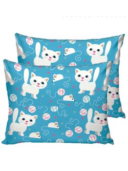 Наволочка комплект 2шт бязь Сказка "Котята" 50x70 см