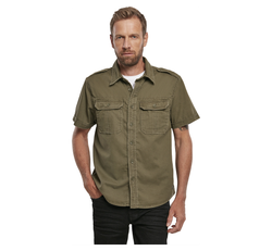 Brandit VINTAGE SHIRT SHORT SLEEVE olive