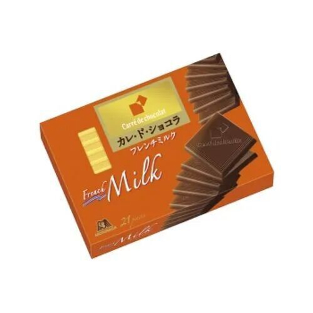 Шоколад Carre de Chocolat "Французское молоко" 18шт, Morinaga, 87 гр