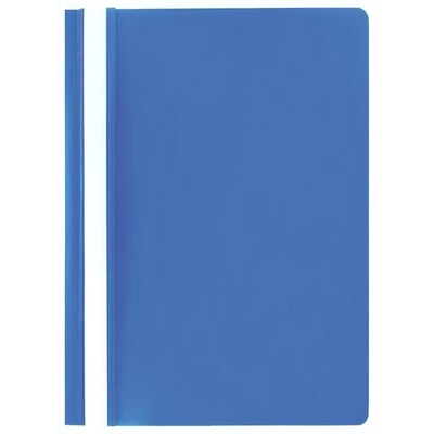 Папка-скоросшиватель А4 100/120мкм, голубая (STAFF)