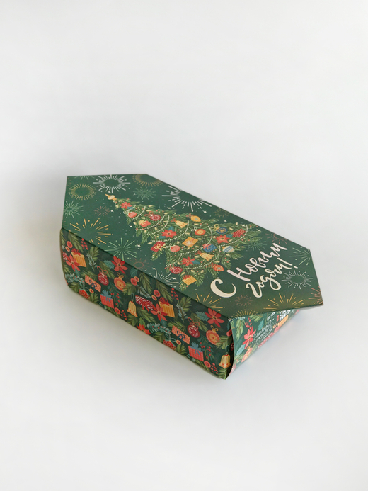 Коробка-конфета «Новогодняя ёлка», 9,3 × 14,6 × 5,3 см