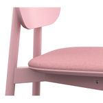 Стул saga, рогожка, розовый