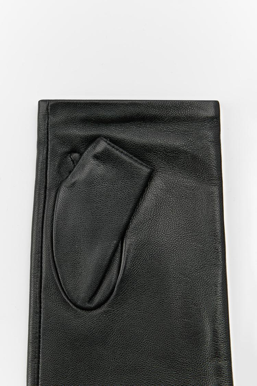 ZARA МИТЕНКИ ИЗ 100% КОЖИ, ЧЕРНЫЙ