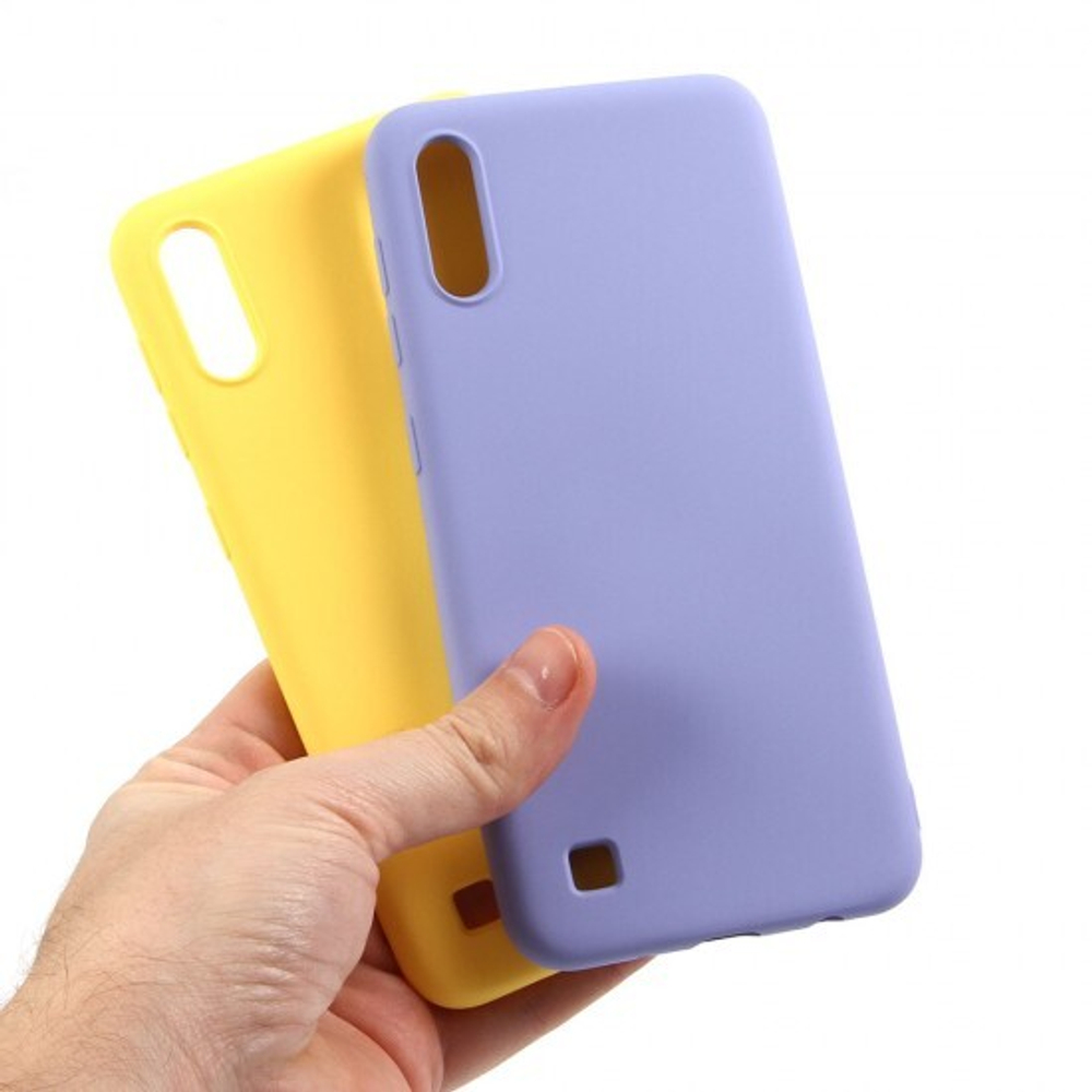 Панель Soft Touch для Samsung Galaxy A10, 012065 Желтый