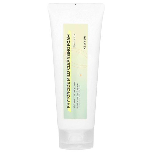 KLAVUU, мягкая очищающая пенка с фитонцидами, 150 мл (5,07 жидк. унции)