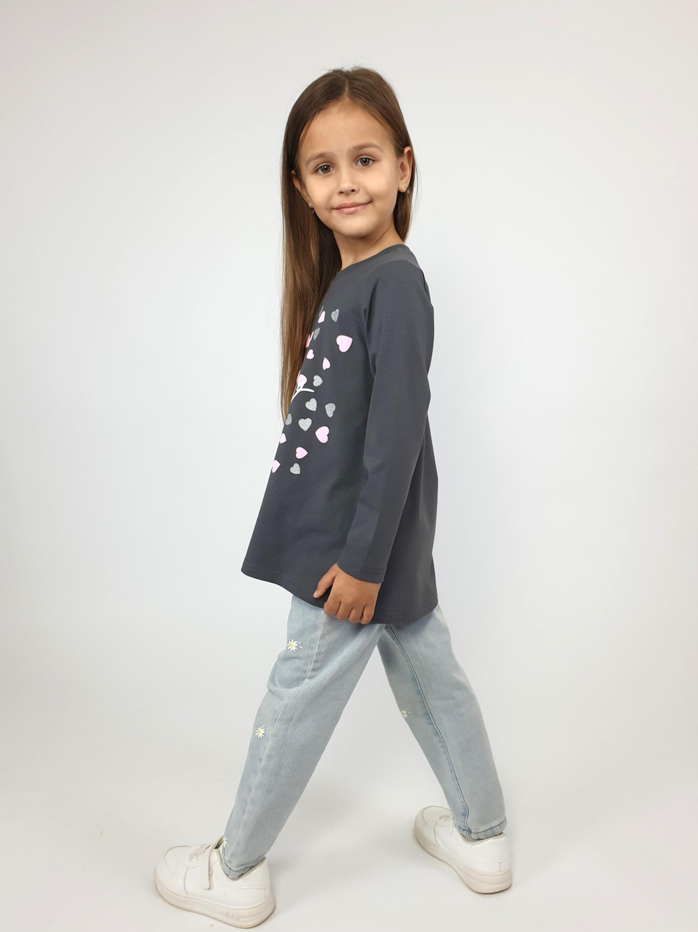 16-158-1 Лонгслив для девочки