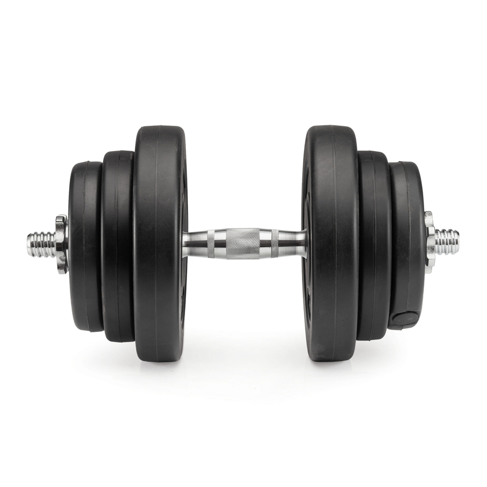 Гриф для гантелей  25 мм. Длина 350 мм. анатомический (под гайку) VictoryFit VF-S2535