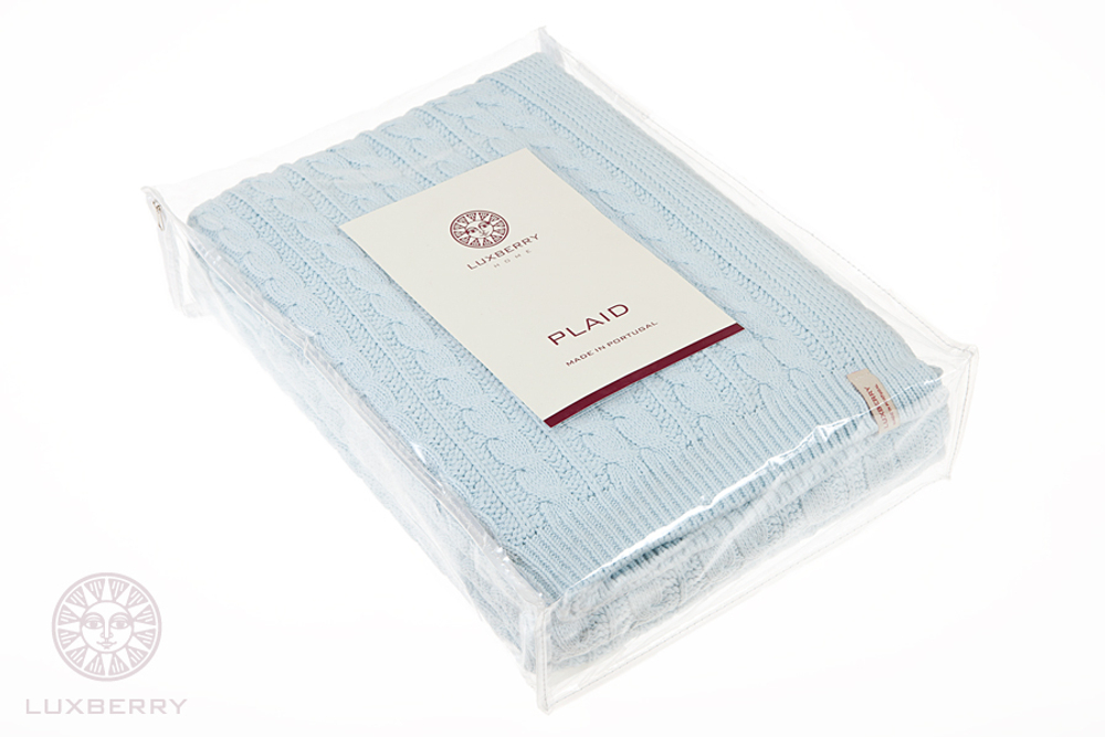 Плед-покрывало 150х200 Luxberry Imperio 36 бирюзовый