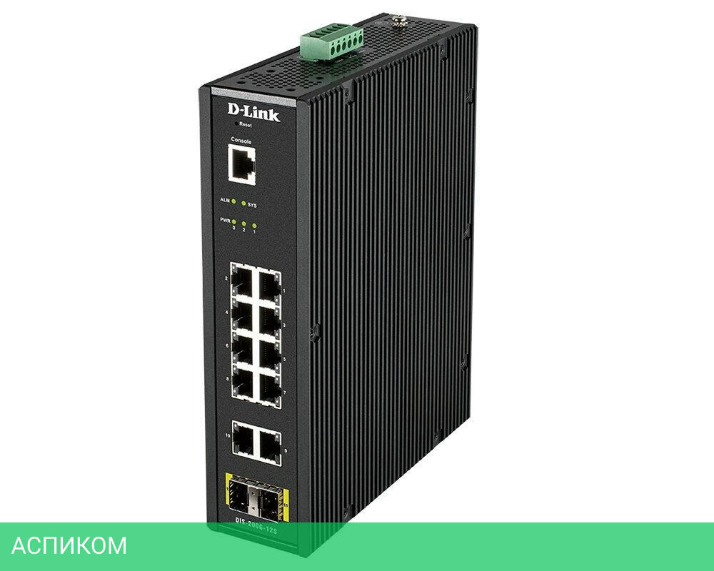 Коммутатор D-Link DIS-200G-12PS/A1A