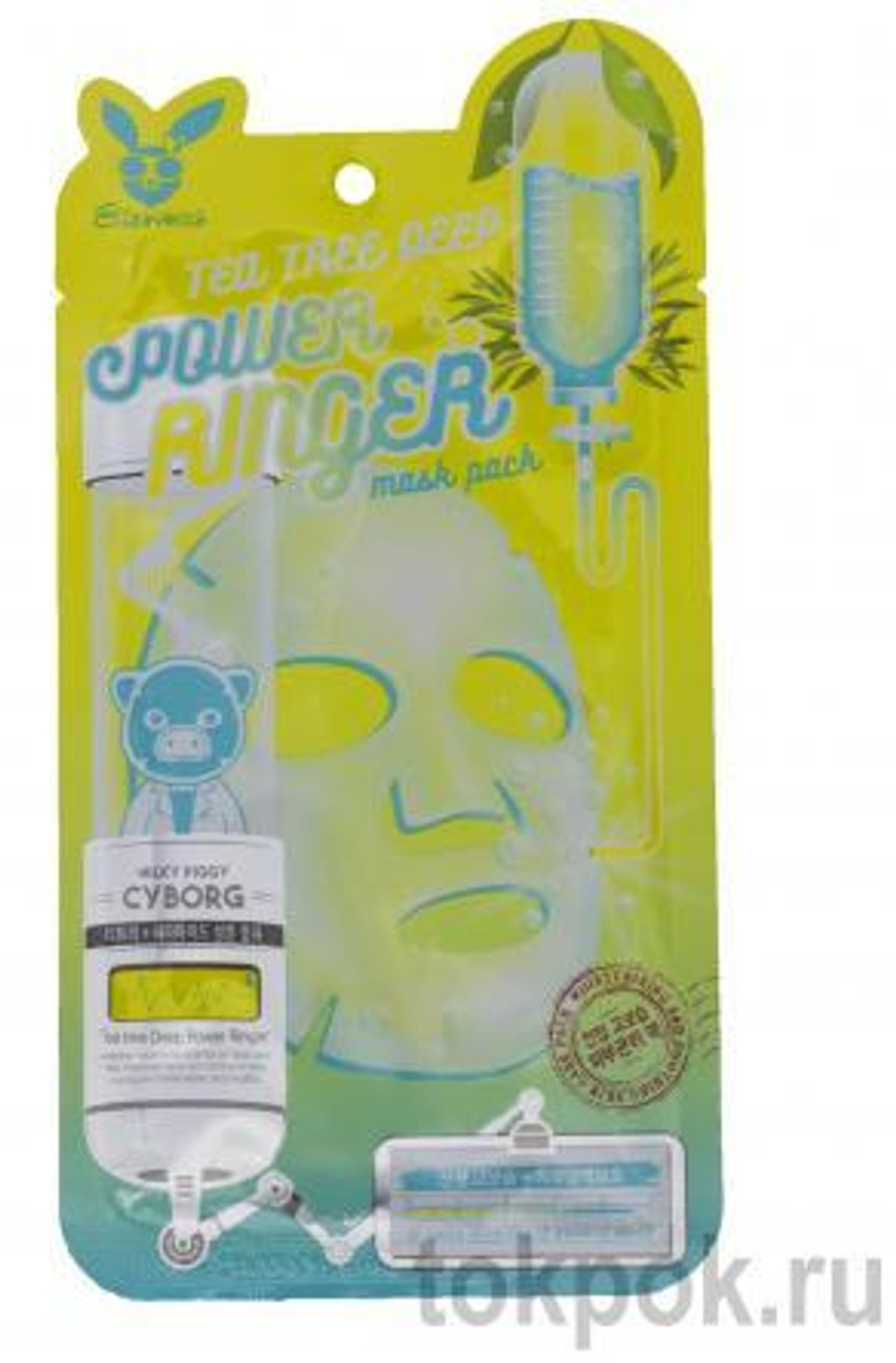 Тканевая маска для лица Elizavecca Tea Tree Deep Power Ringer mask, 23 мл