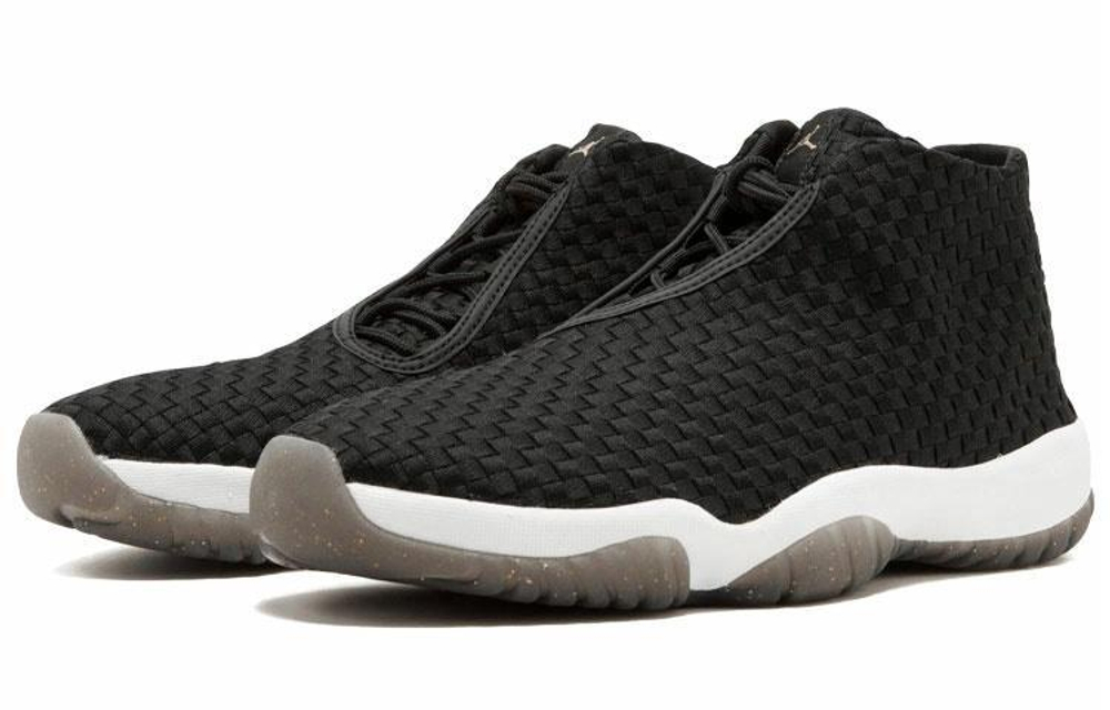 Кроссовки Jordan Future Black White Gold